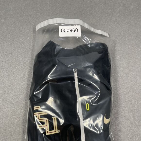 Florida State Seminoles Jacket Mens Black Medium Nike Pullover FSU Football NCAA - Picture 13 of 13